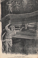 43 La Chaise-dieu. Les caratides du Buffet d'Orgue. 97206