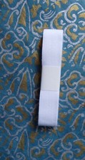 § GC121-110) 3m50 ruban sergé coton blanc - largeur 23 mm