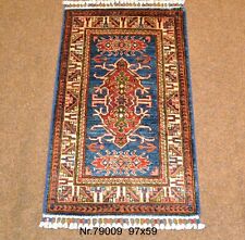 Tapis Oriental Fait Main Ariana-Kazak D'Afghanistan N°79009 97x59cm