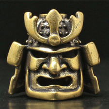Ancien artisanat japonais en métal Netsuke Busyo Kabuto #641