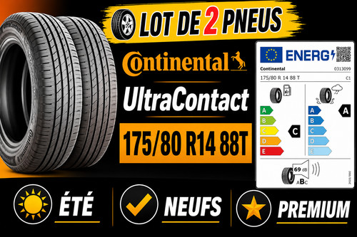 Lot pneus continental - lot,