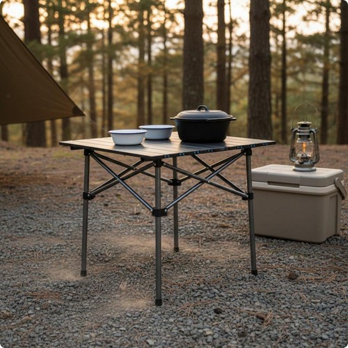 Table réglable pliable - table,
