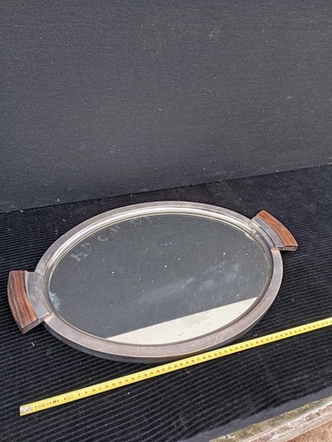 Ancien plateau miroir art - ancien,