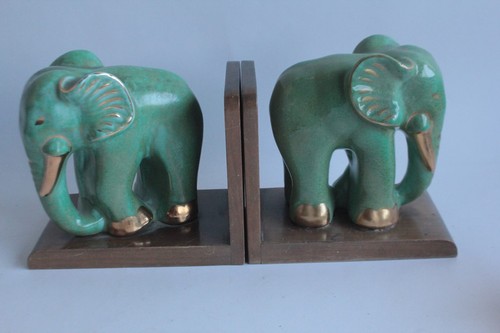 Serre livres éléphants - serre-livres,