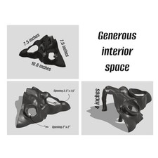 Cachette d'angle fausse racine de mangrove aquarium terrarium aspect naturel pou