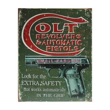 Plaque métal publicitaire 