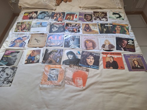 Lot disques vinyles 45t - lot,