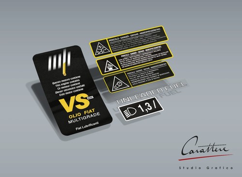 Fiat cinquecento sticker kit - fiat,