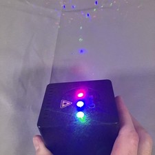 SUNID RGB Laser Light Projector Sound Activated DJ Stage Party Lighting Cube
