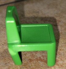 PLAYMOBIL ECOLE - Chaise Verte d'Ecolier Pupitre Ecole 3522 Abîmée
