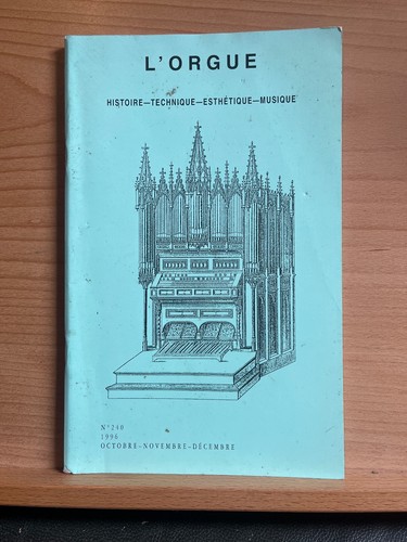 L'Orgue revue trimestrielle