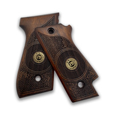 Poignée de pistolet ZIB GRIPS Beretta 92S faite à la main en bois de noyer...