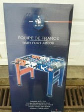    baby foot junior  homologué FFF NEUF EMBALLE BLEU BLANC ROUGE EURO  