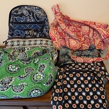 Vera Bradley,Fossil, Sak and Braciano purse lot of 9