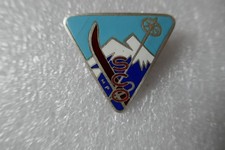 insigne broche vintage SCO ski