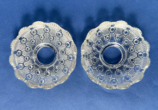 2 coupelles bobèche cristal