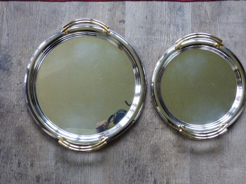 Plateaux plats métal - en, +