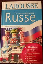 Dictionnaire Française Russe  / Russe-Français  "Larousse "  .