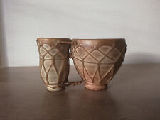 Djembé double en terre cuite