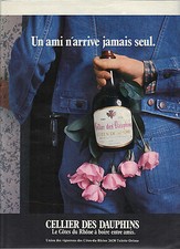 PUBLICITE 1968  CELLIER DES