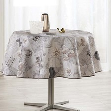 Nappe ronde1m80 cœurs réf