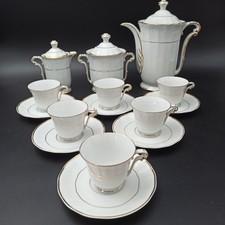 LIMOGES BERNARDAUD - PORCELAIN COFFEE SET / MOCHA CUP
