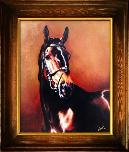 Cheval 64x53 peinture - 64x53, À