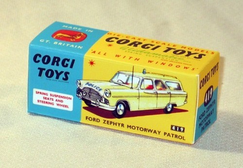 Corgi toys 419 - corgi, ford