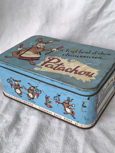 Boîte fer ancienne - en,