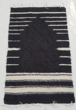 Vintage Traditional Handcrafted Turkish Angora Rug for Home Décor 119x73 cm