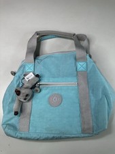 Kipling Womens Aqua Blue Handle Sling Bag
