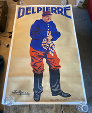 Litho Poster EO 1934 Inclad-Parisian Cabaret-Signed Atelier GIRBAL 125*78CM