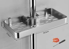 2PCS Etagères de Douche Sans