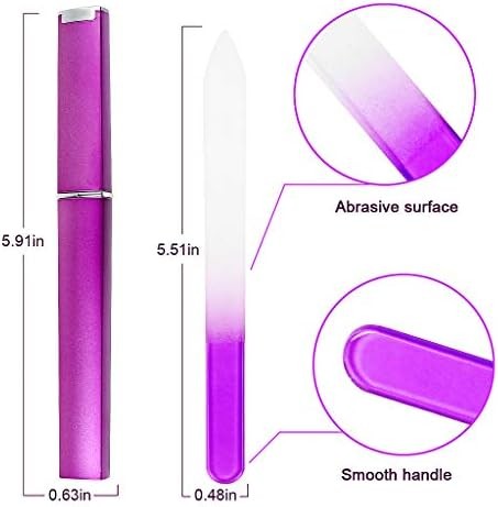 Limes ongles verre dégradé - ongles,