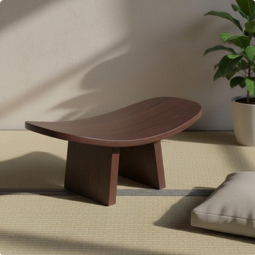 Banc méditation bois - banc,