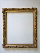 Cadre ancien en bois et stuc