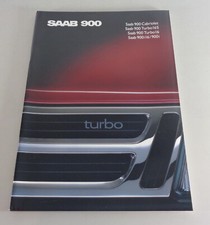 Brochure / brochure Saab 900 Turbo 16 / S / 900 convertible / 900 i .. model year 1989