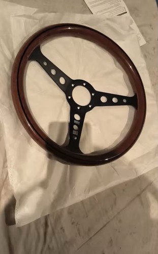 Vintage ancien volant bois - ancien,