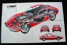 Opel GT poster, Betti poster, original Opel from "Start"
