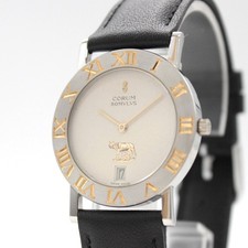 [NEAR MINT] CORUM ROMVLVS 43.901.21 Swiss Navy Band Qz Men Watch From JAPAN A030