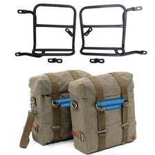 Sacoches vertes avec raccord