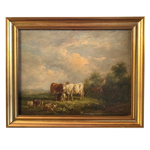 Paysage aux vaches - et,