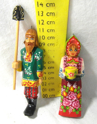 Figurines bois style - de,