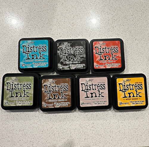 Ranger distress ink pads - distress, lot