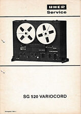 Manuel De Service Pour Uher SG