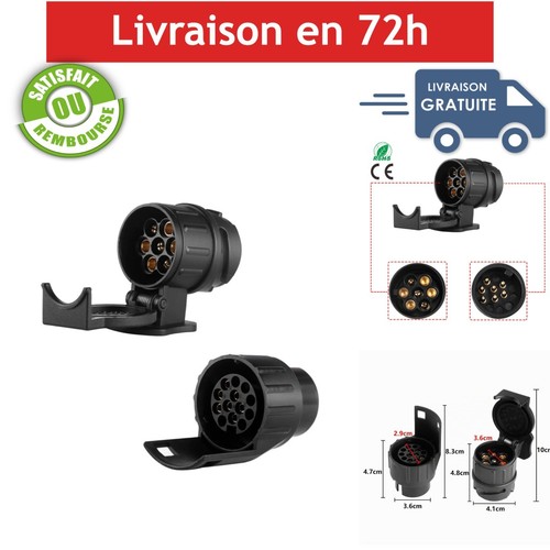 Adaptateur prise remorque - , 7/13