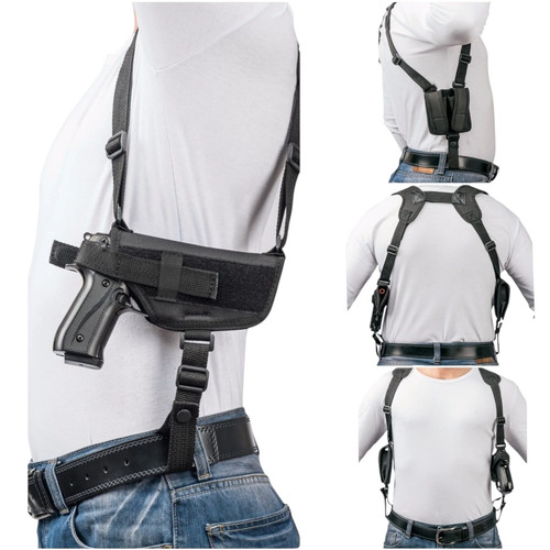 Horizontal shoulder holster - shoulder,