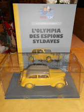 OLYMPIA DES ESPIONS SYLDAVES TINTIN HATCHET 1/24 WITH BOOKLET AND BOX