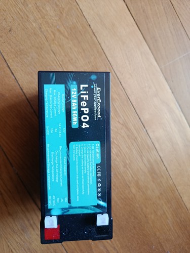 Batterie lifepo4 12v 8ah - 8ah, pour