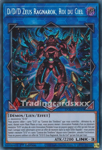 D zeus - yu-gi-oh!, ragnarok